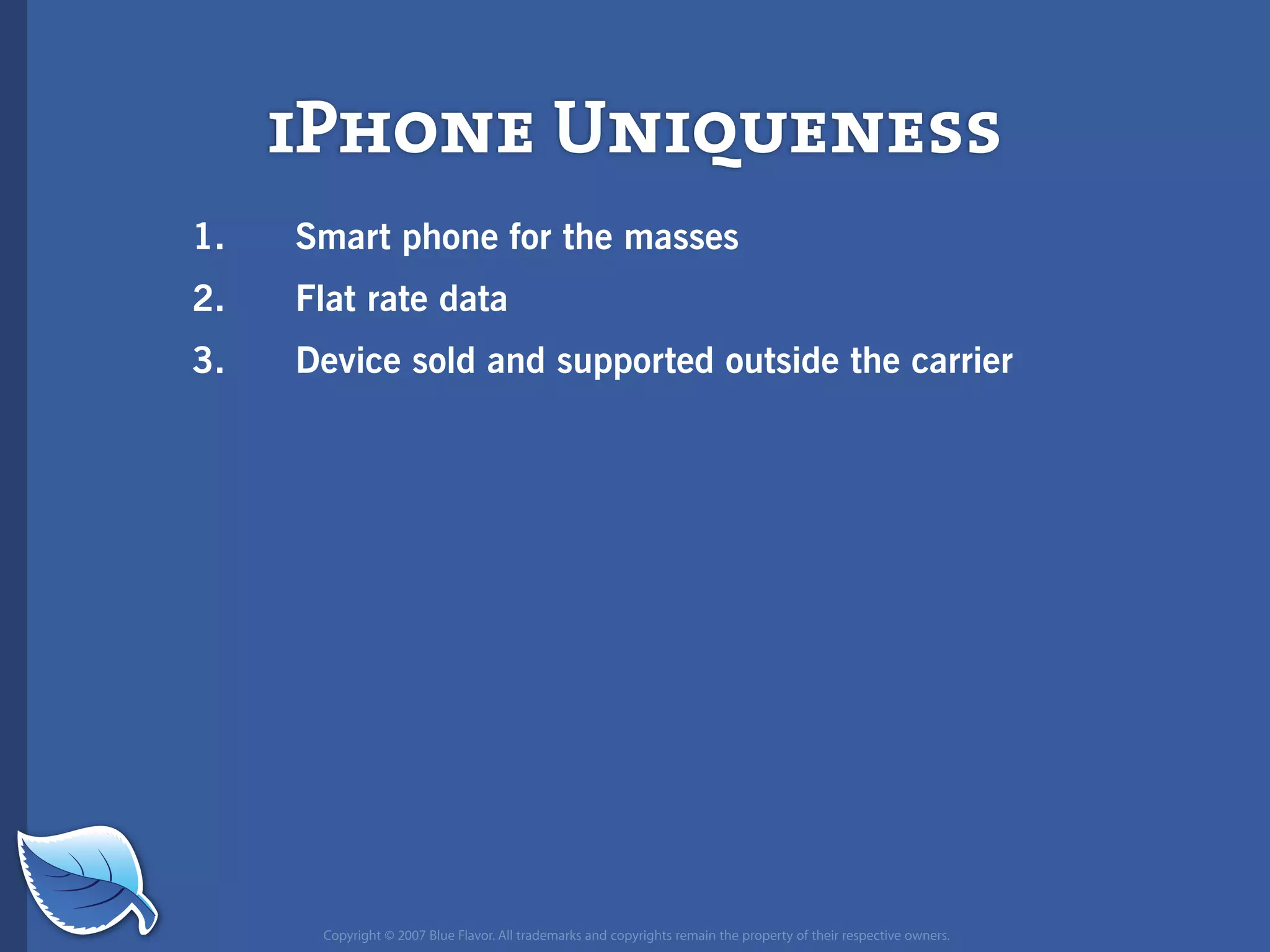 Future of Mobile iPhone Presentation