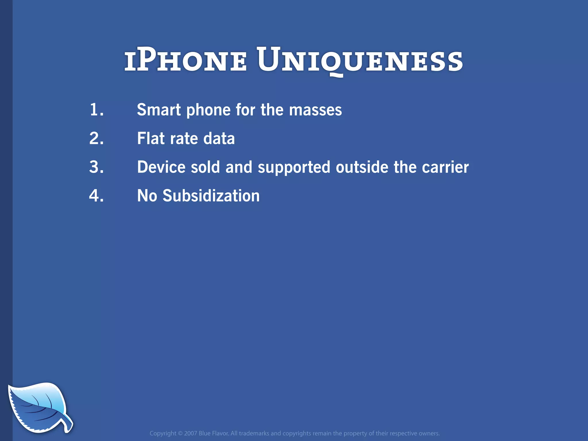 Future of Mobile iPhone Presentation