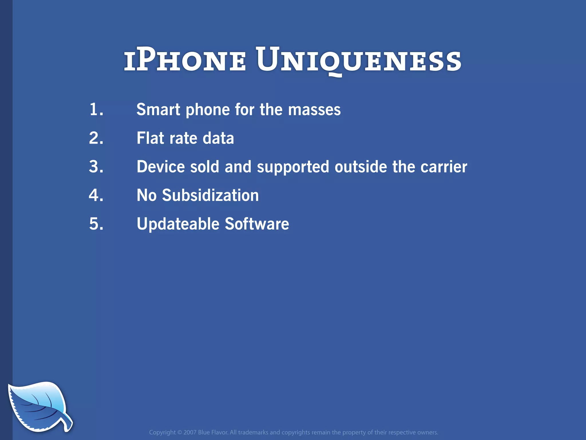 Future of Mobile iPhone Presentation