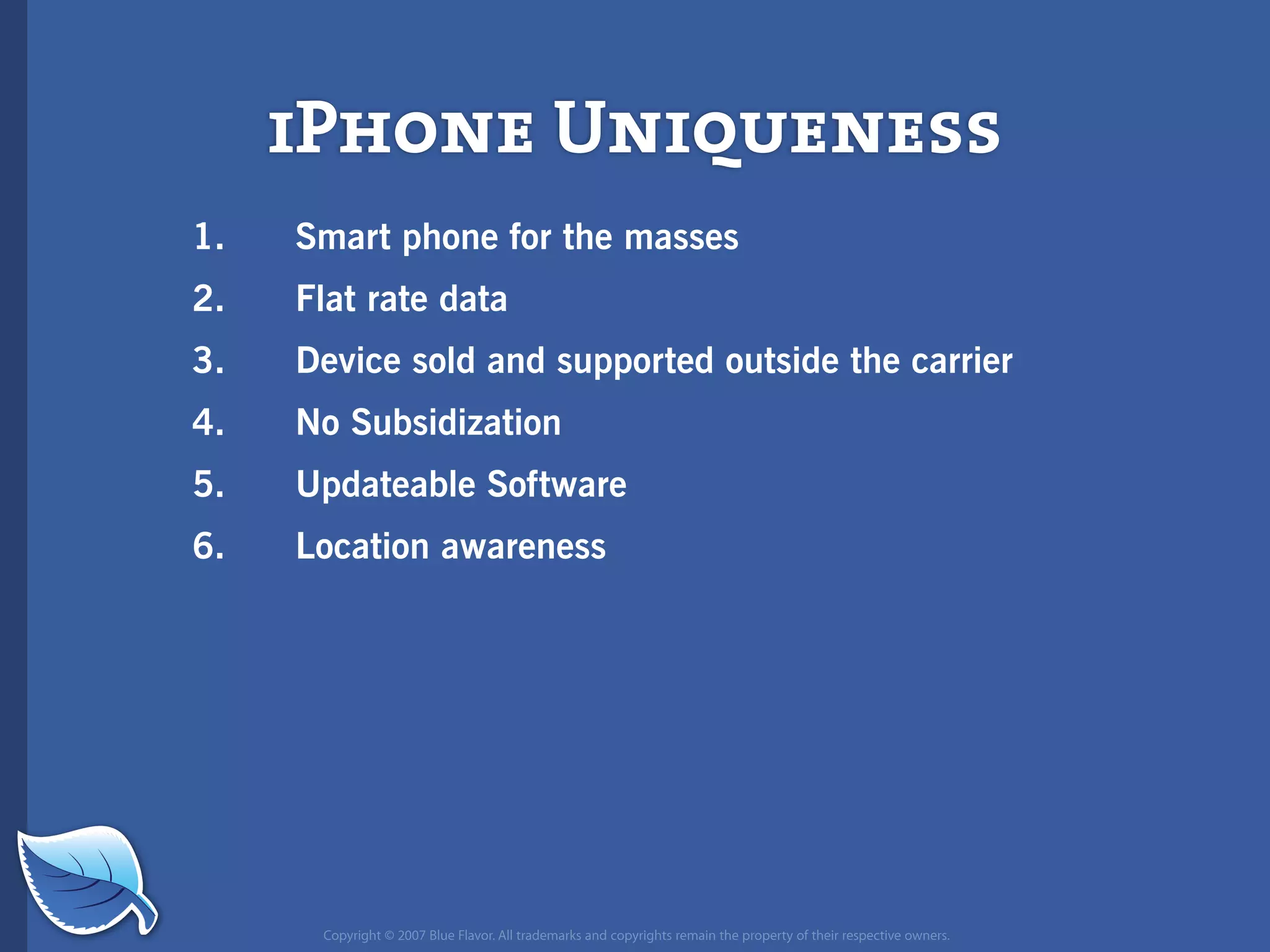 Future of Mobile iPhone Presentation