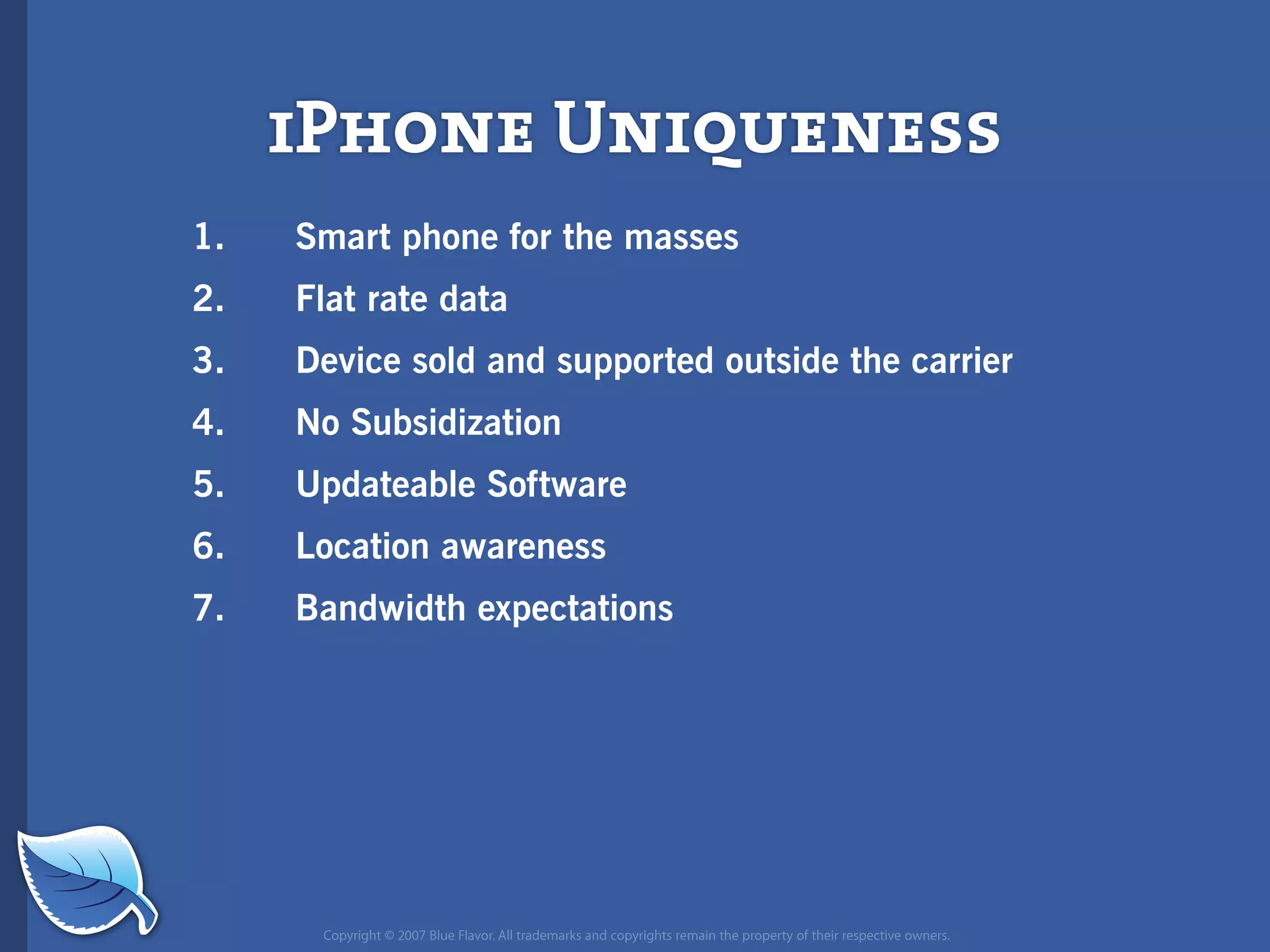 Future of Mobile iPhone Presentation