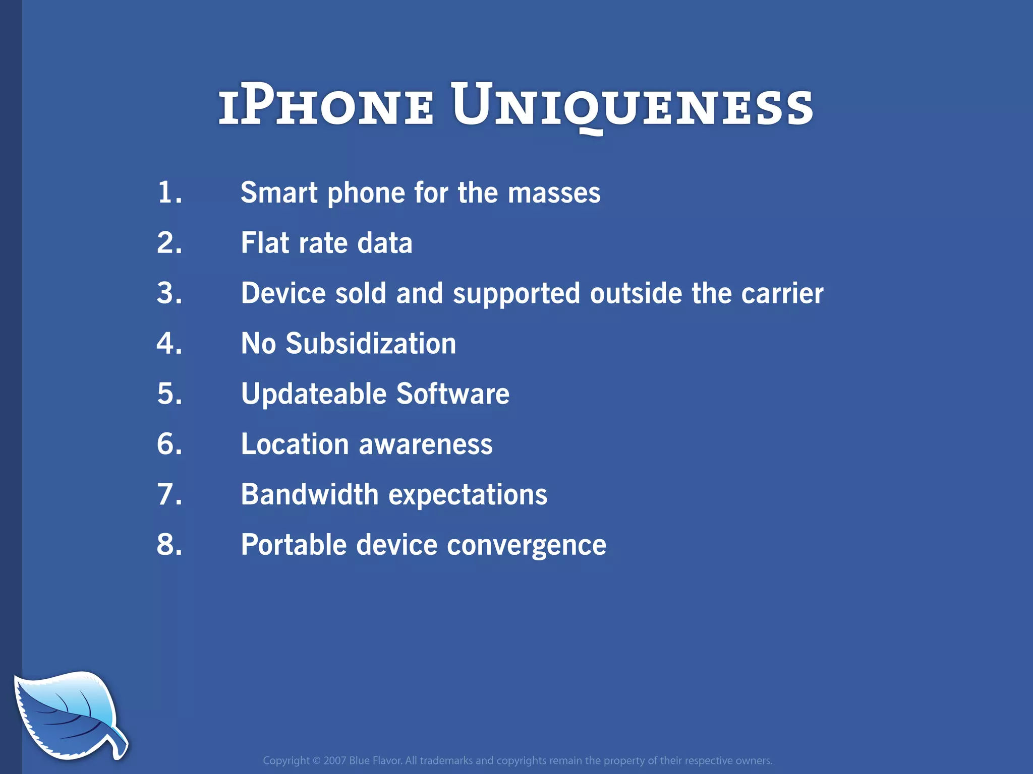 Future of Mobile iPhone Presentation