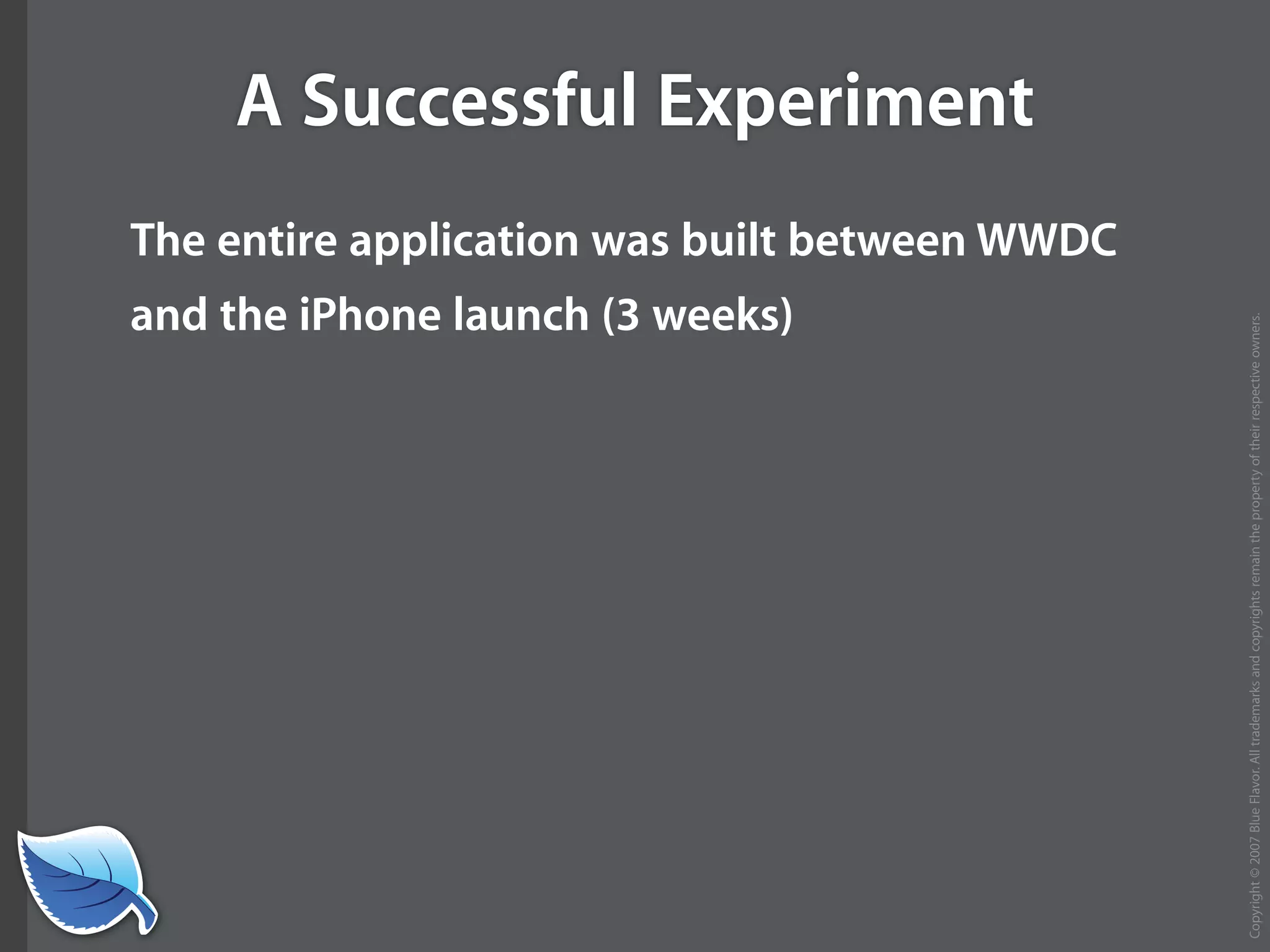 Future of Mobile iPhone Presentation