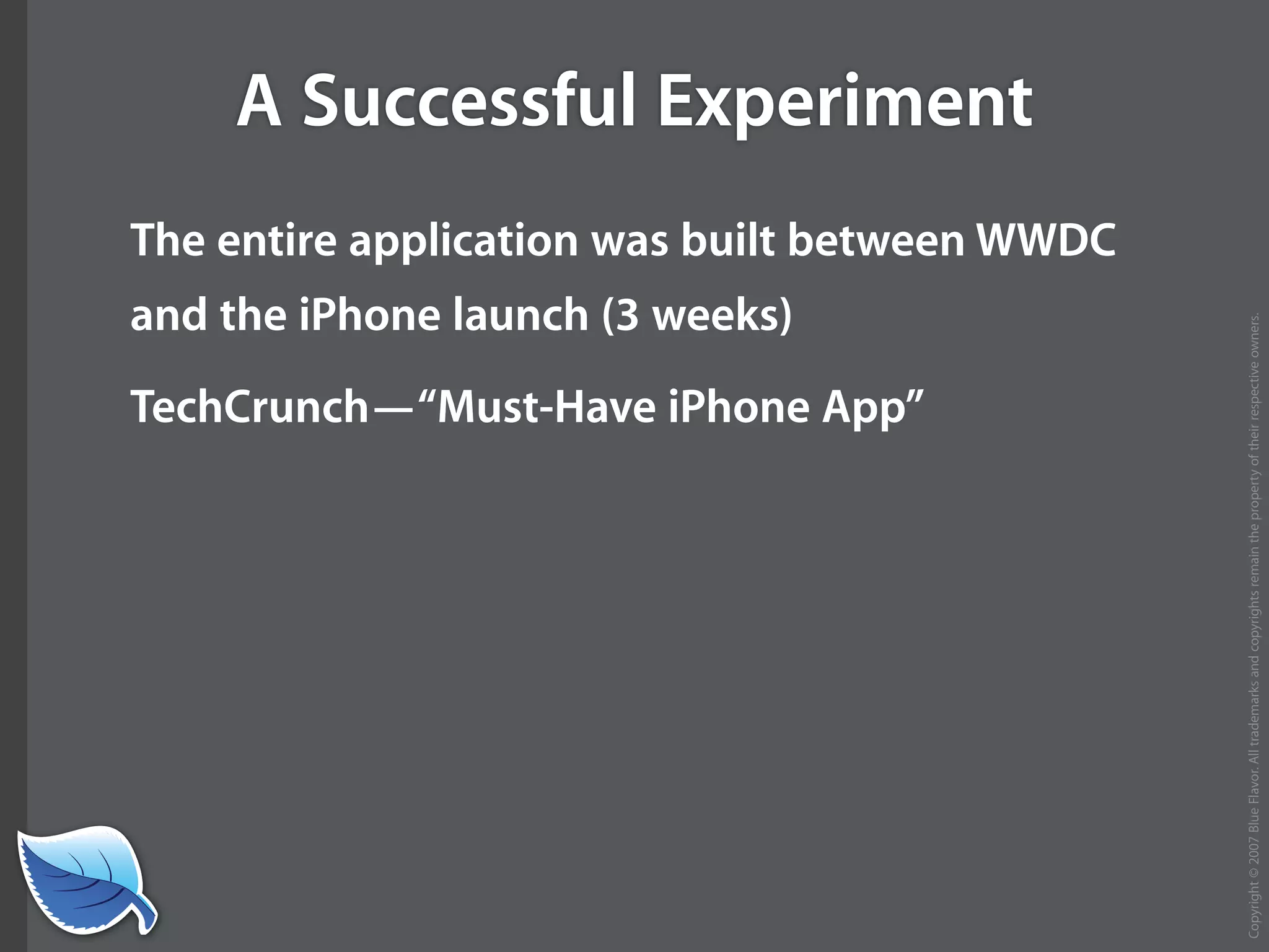 Future of Mobile iPhone Presentation