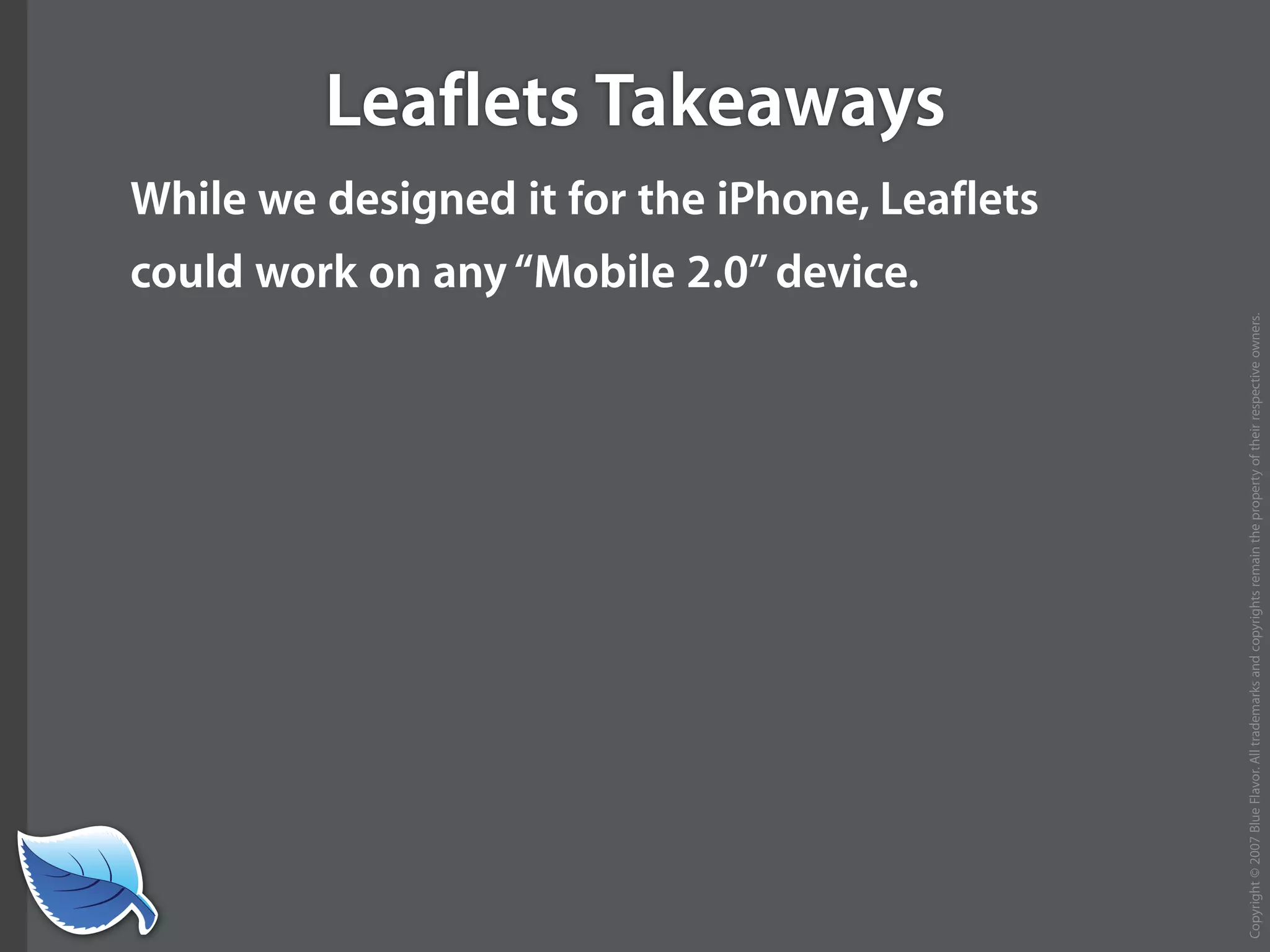 Future of Mobile iPhone Presentation