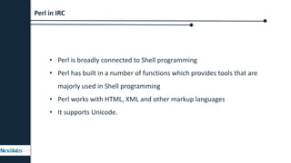 Future of PERL in IT | PPT
