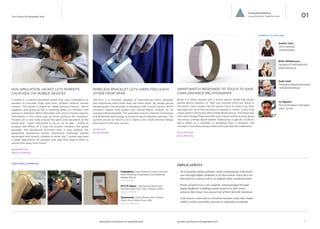 www.psfk.com/future-of-wearable-tech iq.intel.com/future-of-wearable-tech 
The Future Of Wearable Tech 
5 
Connected Intim...