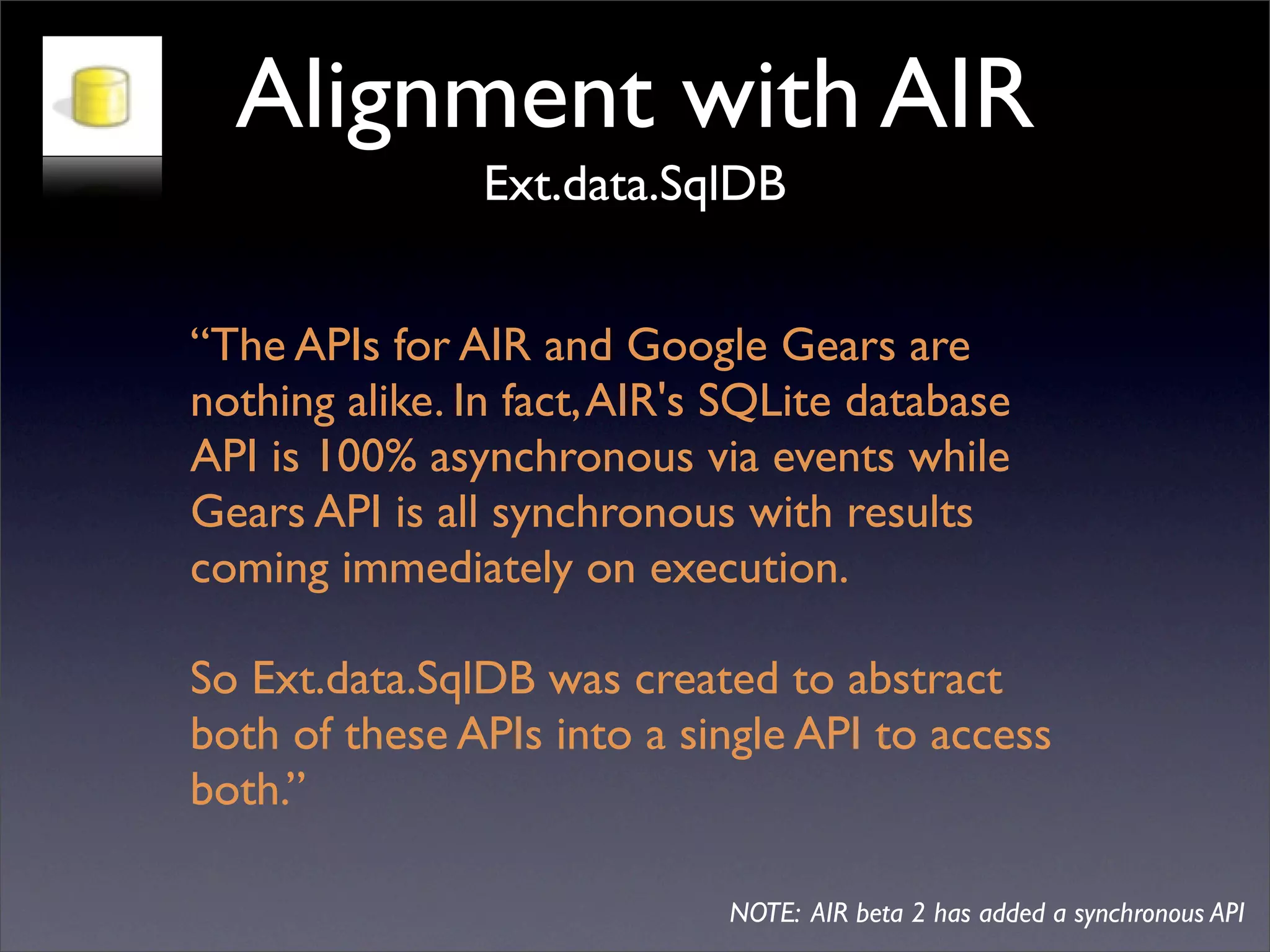 Future of Web Apps: Google Gears