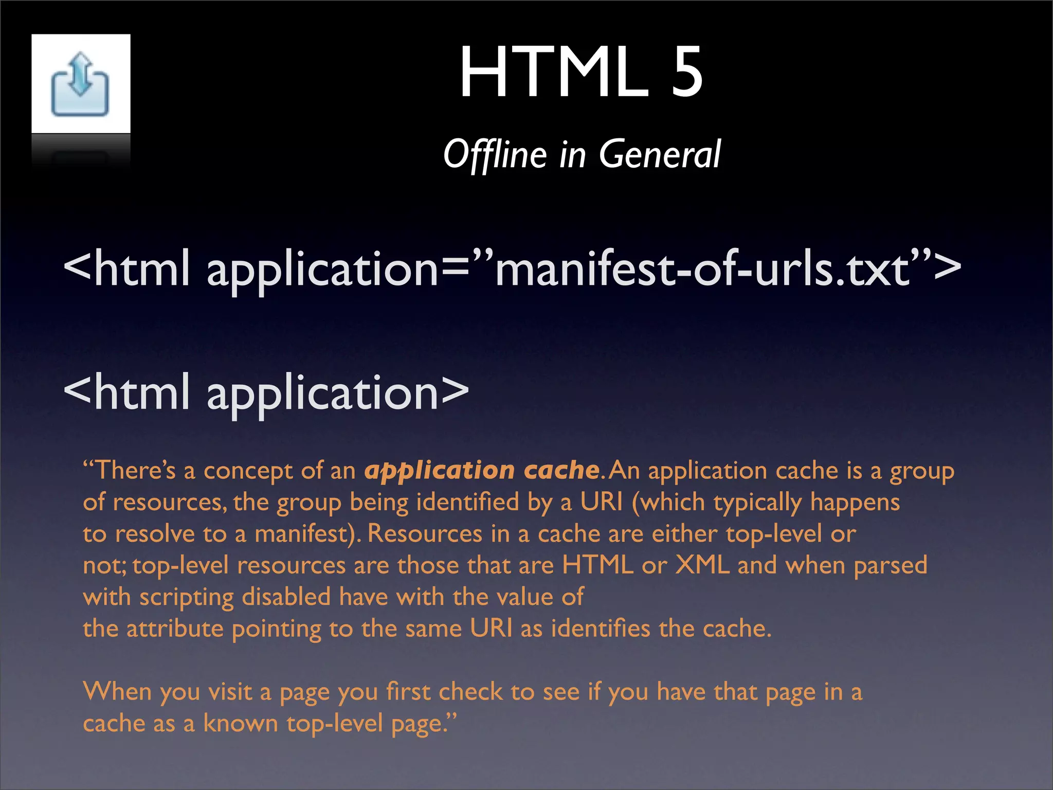 Future of Web Apps: Google Gears