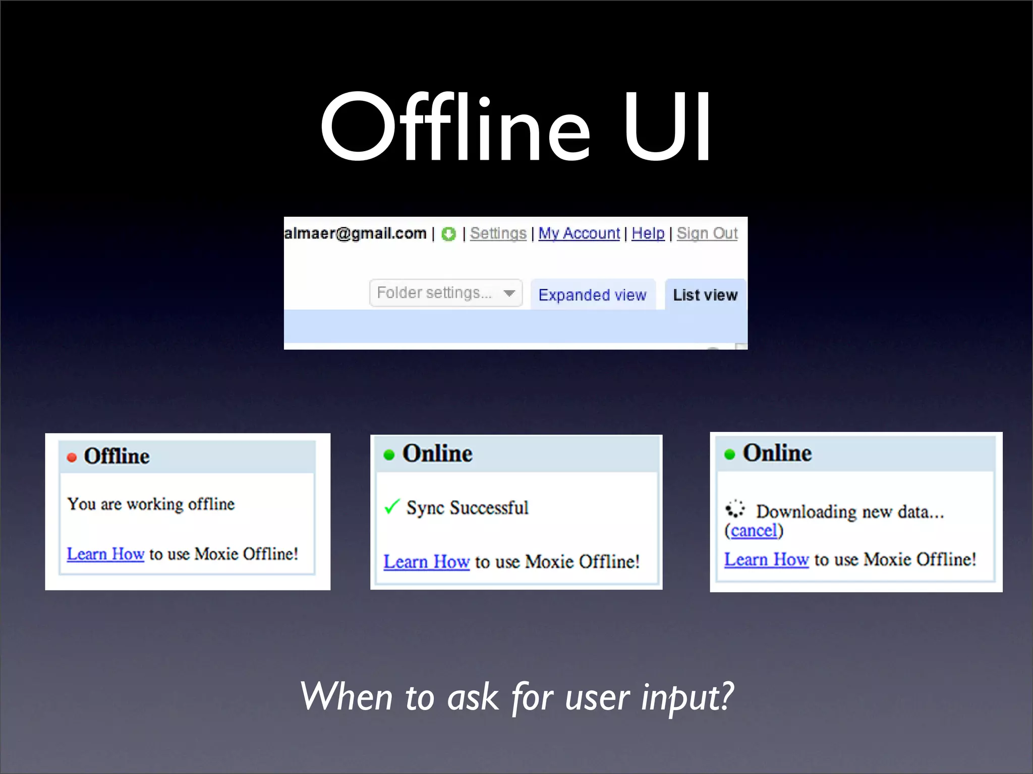 Future of Web Apps: Google Gears