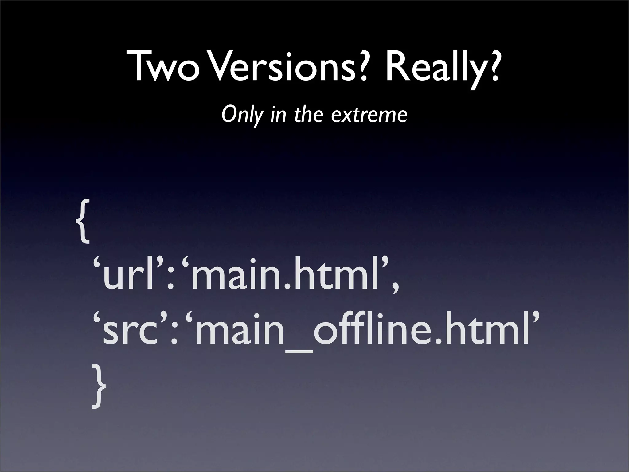 Future of Web Apps: Google Gears