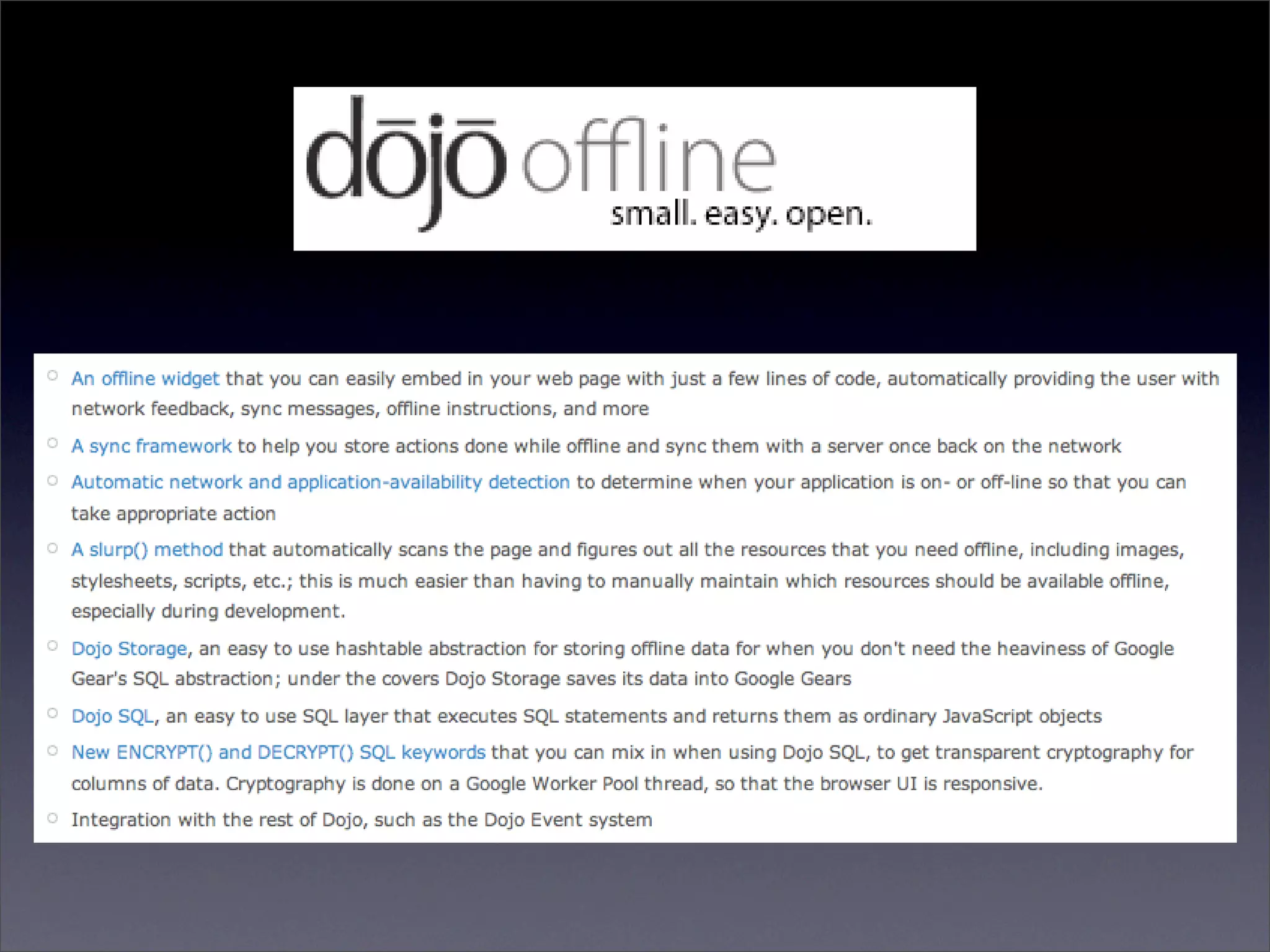 Future of Web Apps: Google Gears