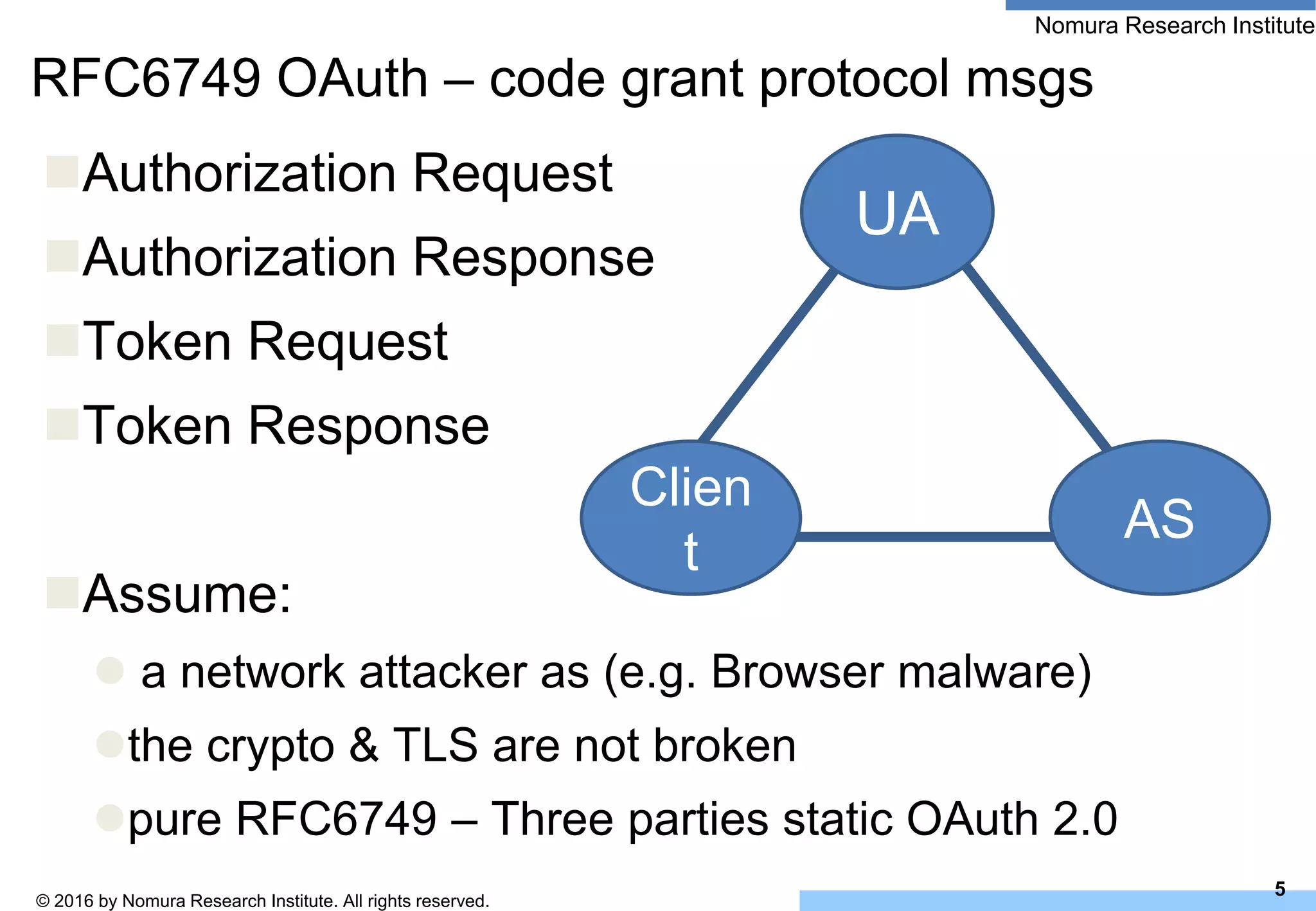 Future Proofing the OAuth 2.0 Authorization Code Grant Protocol by the ...