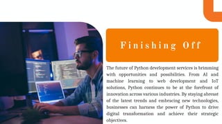 The Future of Python Development Services: Trends and Innovations to ...