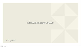http://vimeo.com/7395079 
Monday, October 6, 14 
 