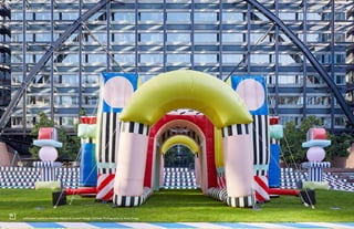 THE FUTURE 100LIFESTYLE 191
Inflatable Castle by Camille Walala at London Design Festival. Photography by Andy Stagg
 