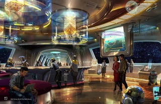 50THE FUTURE 100TRAVEL & HOSPITALITY
Walt Disney World Star Wars Resort
 