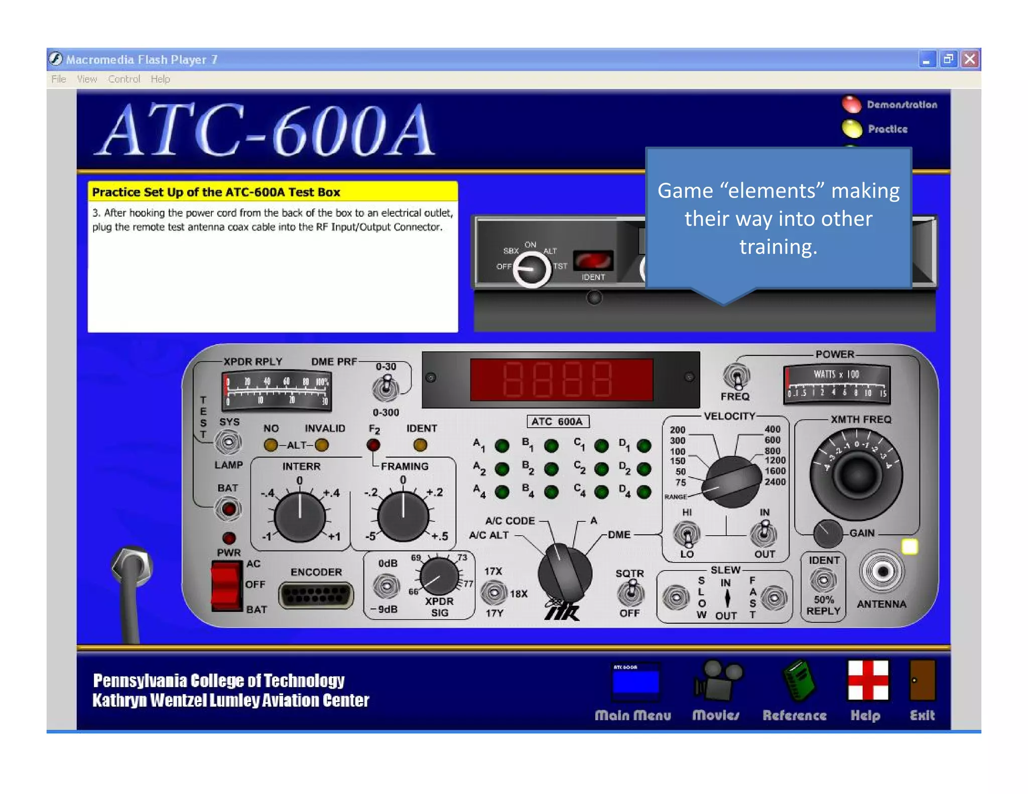 Game “elements” making 
  their way into other 
        training.
 