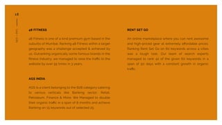 48 FITNESS
48 Fitness is one of a kind premium gym based in the
suburbs of Mumbai. Ranking 48 Fitness within a target
geog...