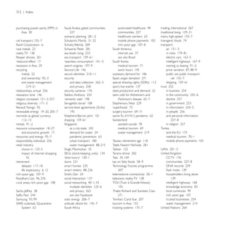 transport


                                                    see also


recycling
                                                                                    public see public transport
                                  security
    and waste management




renminbi as global currency                                                         and personal information




retail industry

    impact of internet shopping

retirement
                                                 Technology Futures programme

                                                                                    householders living alone


                                                    155

                                      see also
 
