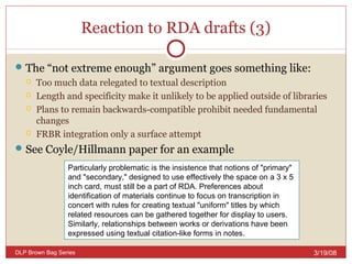 The Evolution of Library Descriptive Practices: Bibliographic Control ...