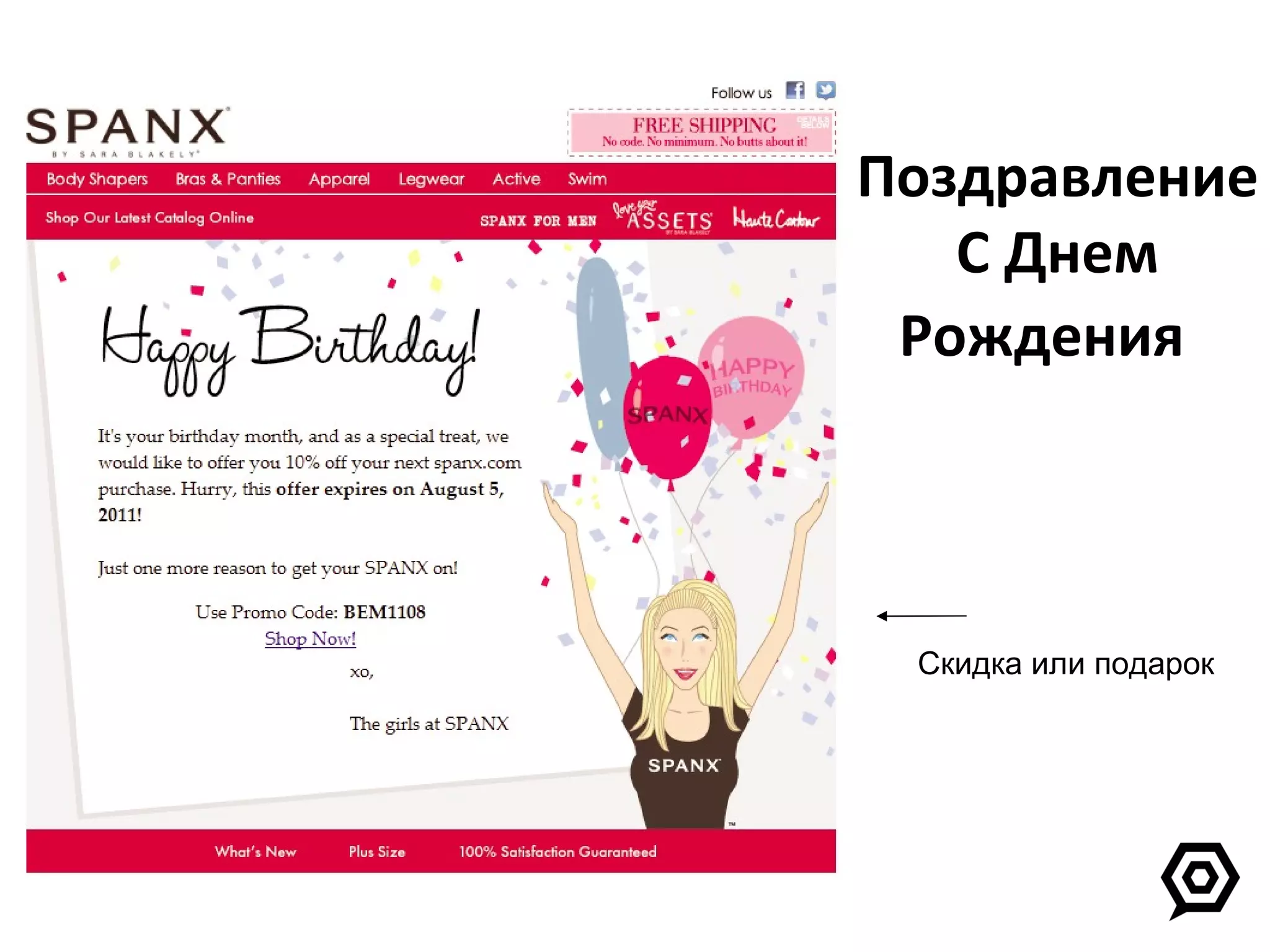 Поздравление С Днем Рождения   Скидка или подарок 