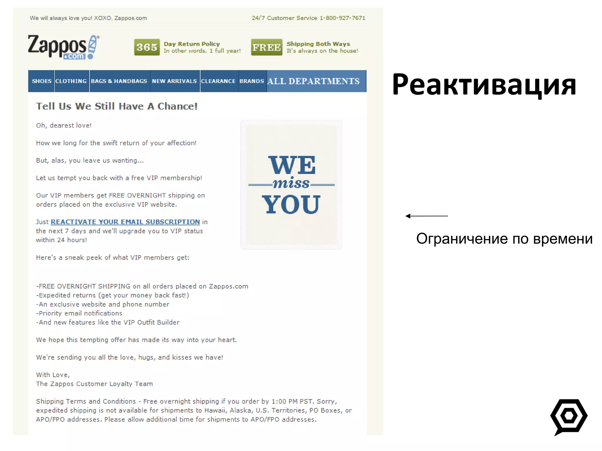 Реактивация   Ограничение по времени 