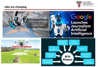 9
Jobs are changing
Digital Agriculture
 