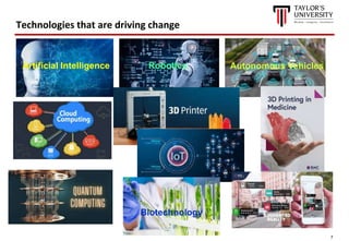 7
Technologies that are driving change
Artificial Intelligence Robotics Autonomous Vehicles
Biotechnology
 