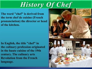 Hotel Management Career । Food & Beverage Production Culinary | PPTX