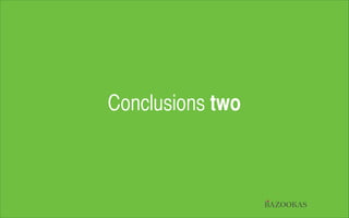 Conclusions two

BAZOOKAS

 