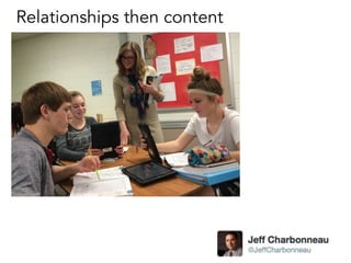 Relationships then content
 