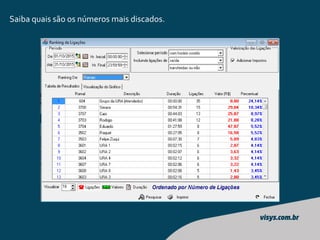 Saiba quais são os números mais discados.
 