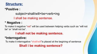 Future Continous.pptx tenses part of english | PPTX