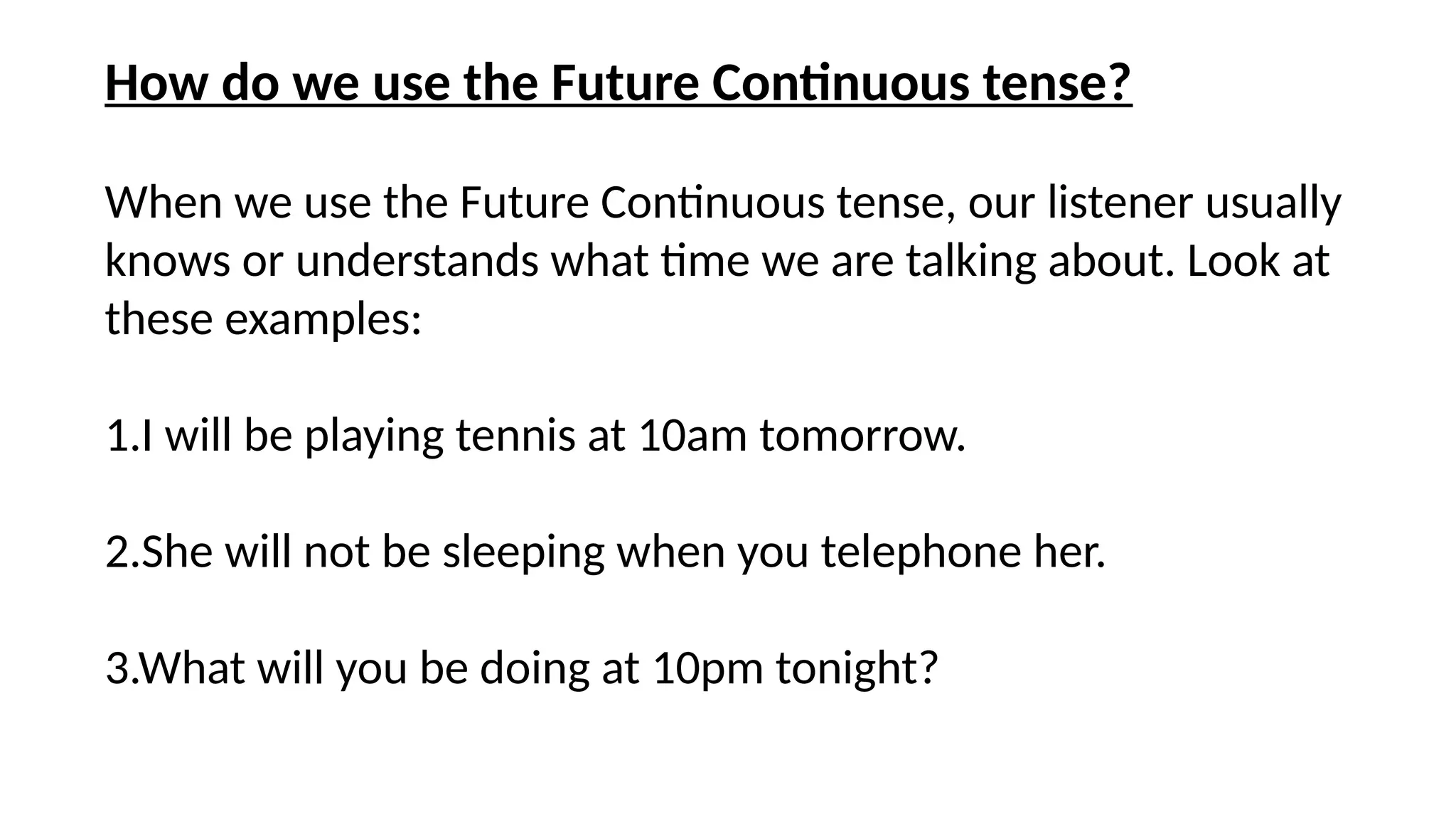 Future Continous Tense to learn english translation | PPTX