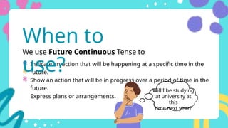 Mastering the Future Continuous Tense: Usage, Structure, and Examples ...