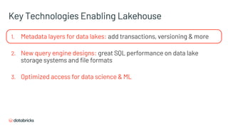 Timelier Making Data Timelier and More Reliable with Lakehouse Technology | PDF