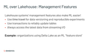 Timelier Making Data Timelier and More Reliable with Lakehouse Technology | PDF