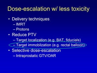 Future Developments In Radiation Therapy For Prostate Cancer | PDF