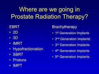 Future Developments In Radiation Therapy For Prostate Cancer | PDF