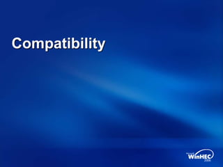 Compatibility
 