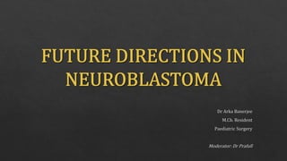 Future directions in neuroblastoma