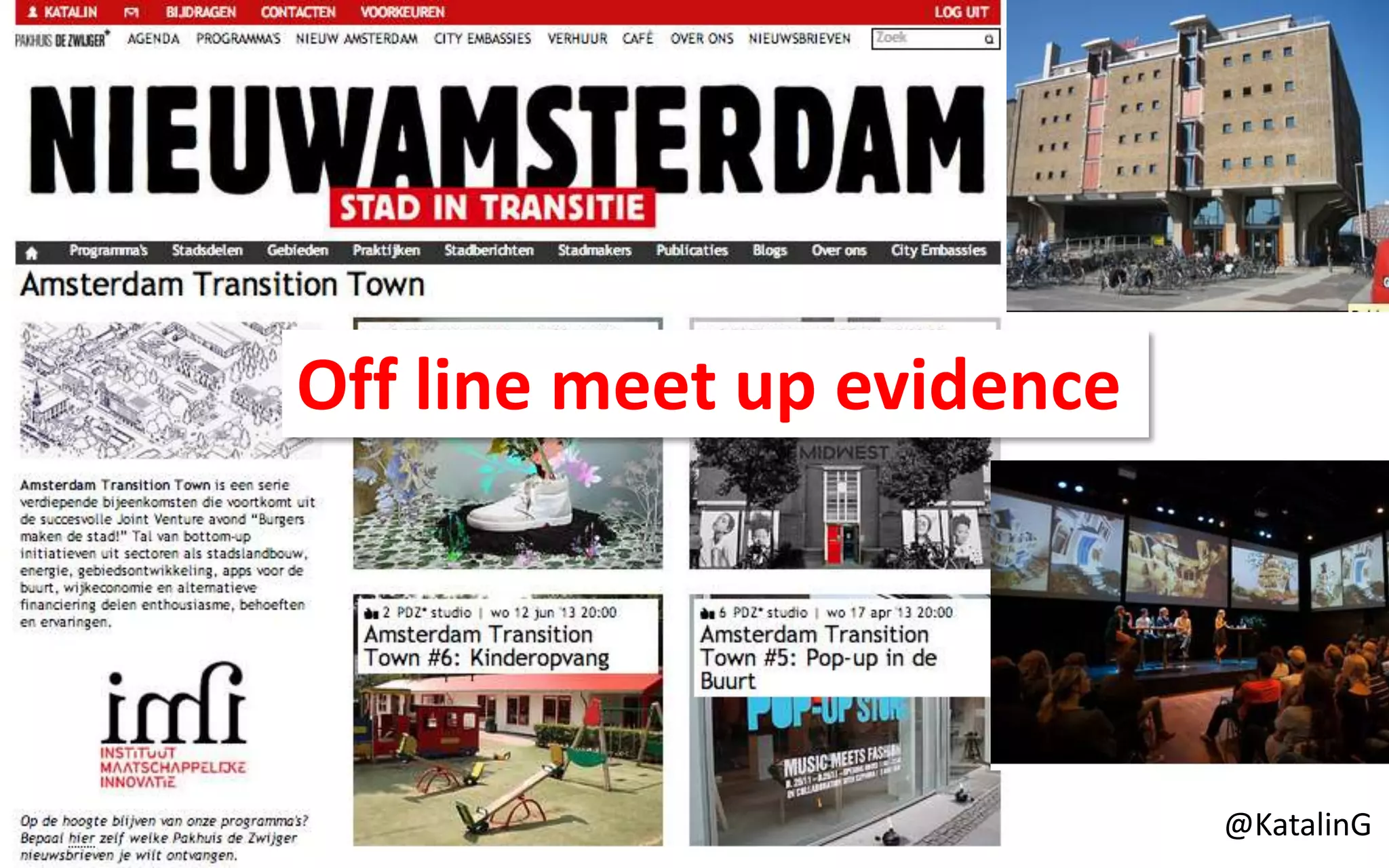 Off line meet up evidence
@KatalinG
 