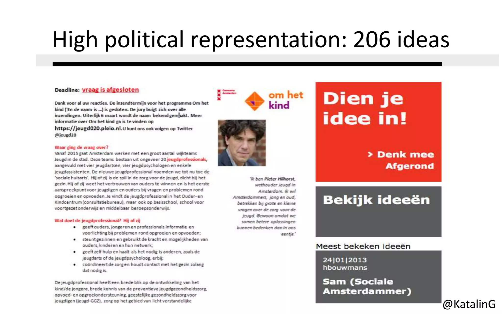 High political representation: 206 ideas
29
@KatalinG
 