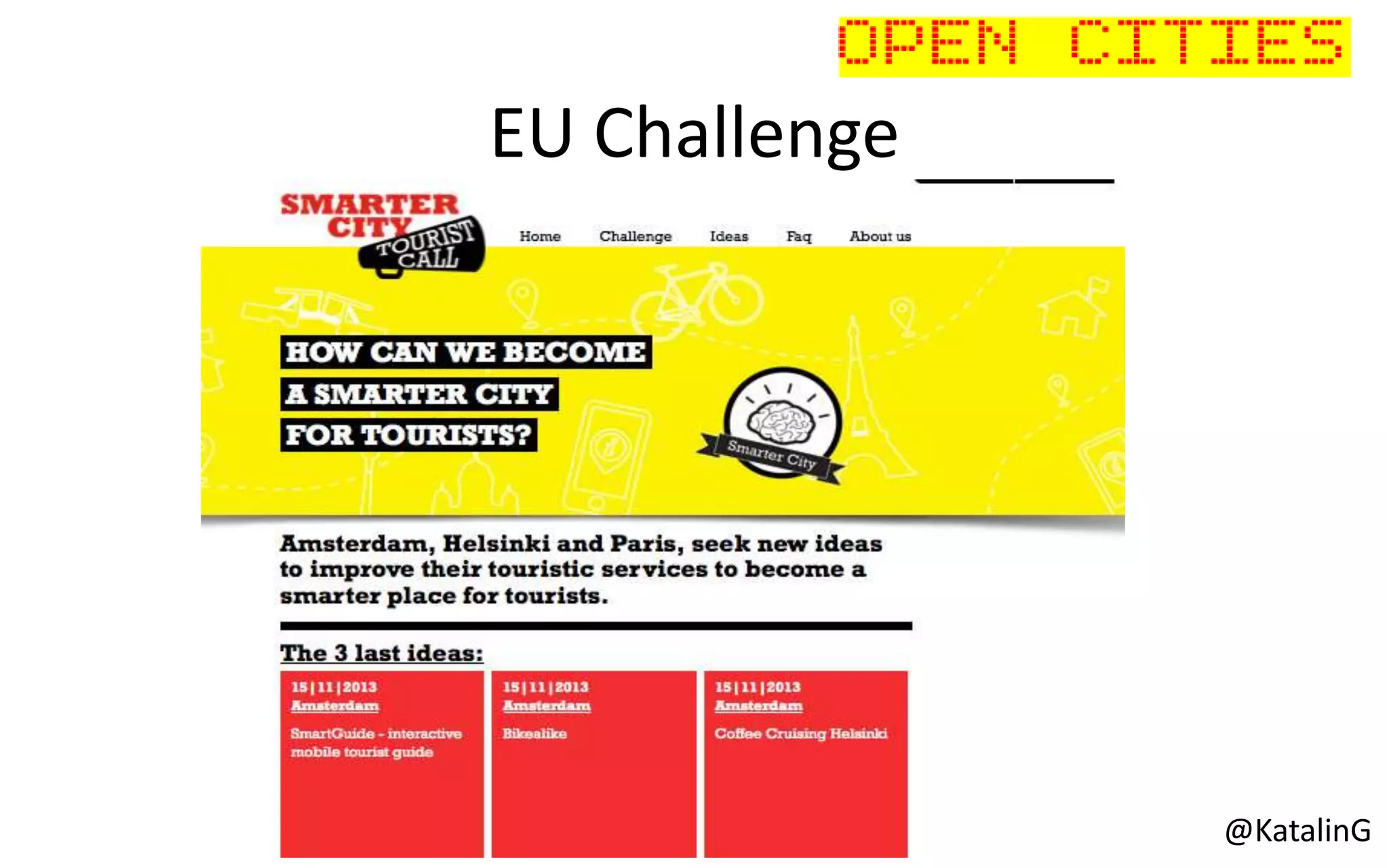 EU Challenge
@KatalinG
 