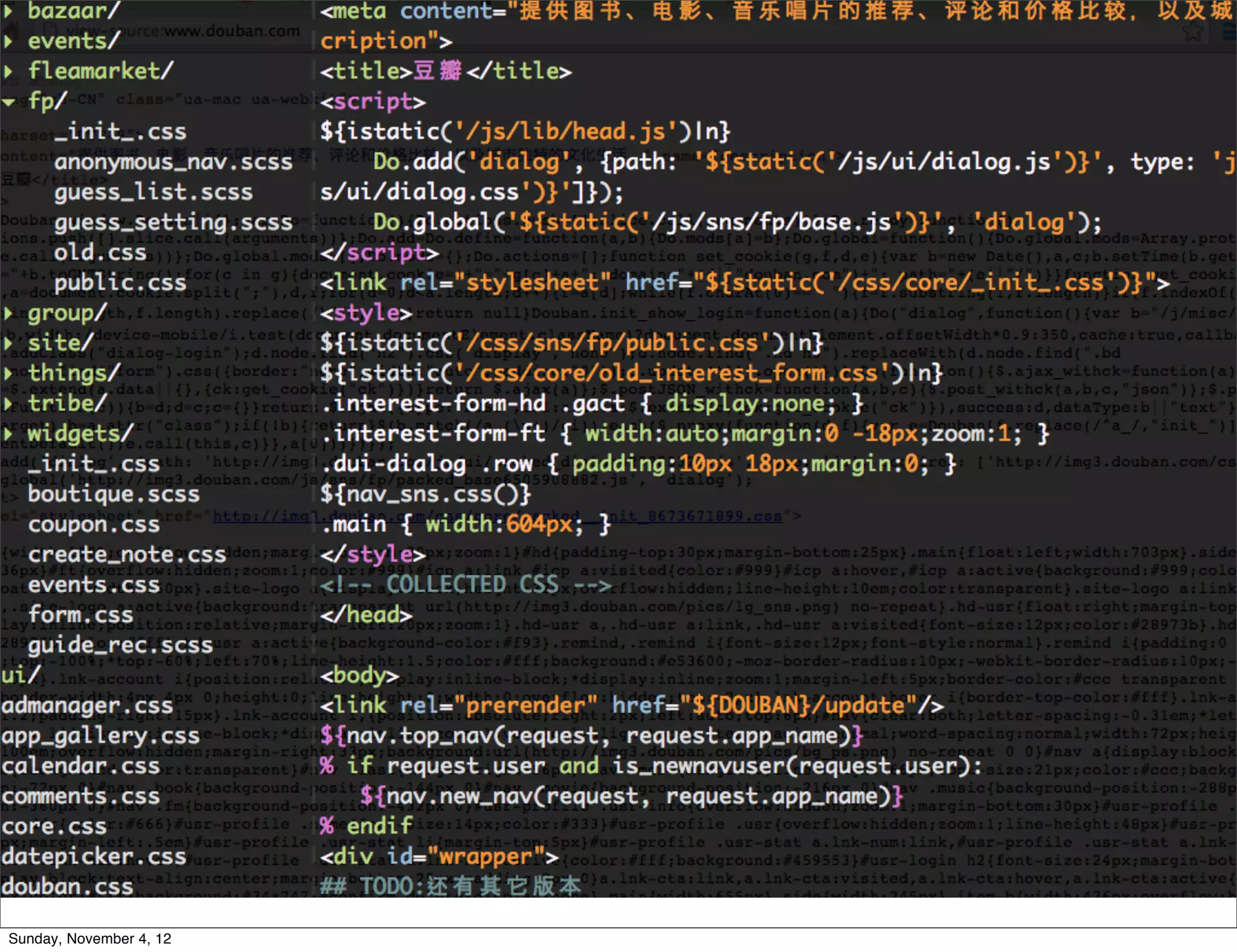 Sunday, November 4, 12
 