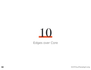 Edges over Core
10
54 ShiftYourParadigm.org
 