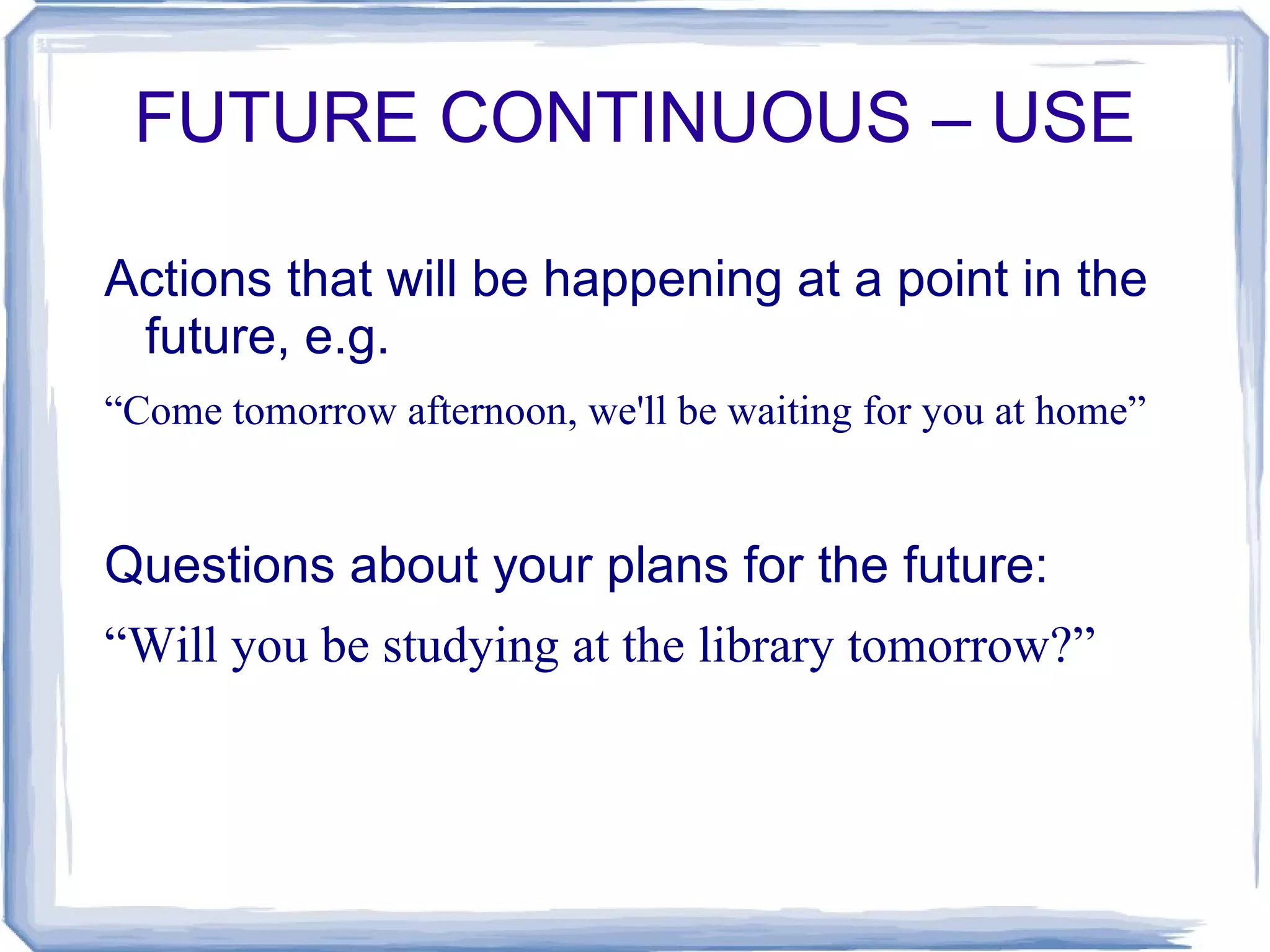 “Mm, it's cold! I'll take my gloves” 