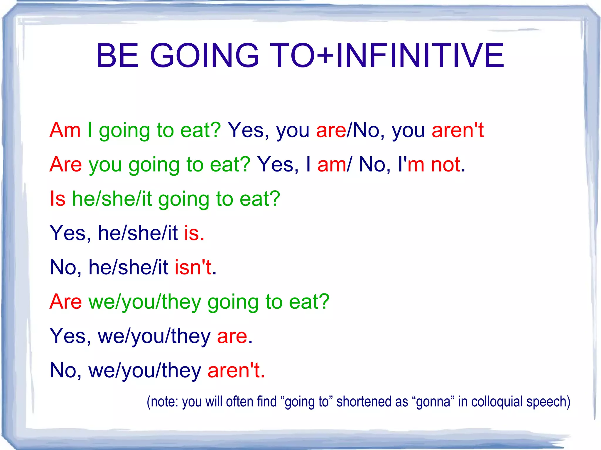 No, she won't  go . I will not (won't)  go 