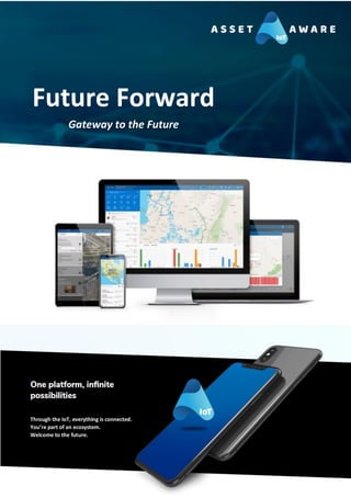 DGFHSSTFDRG
Through the IoT, everything is connected.
You’re part of an ecosystem.
Welcome to the future.
Future Forward
Gateway to the Future
 